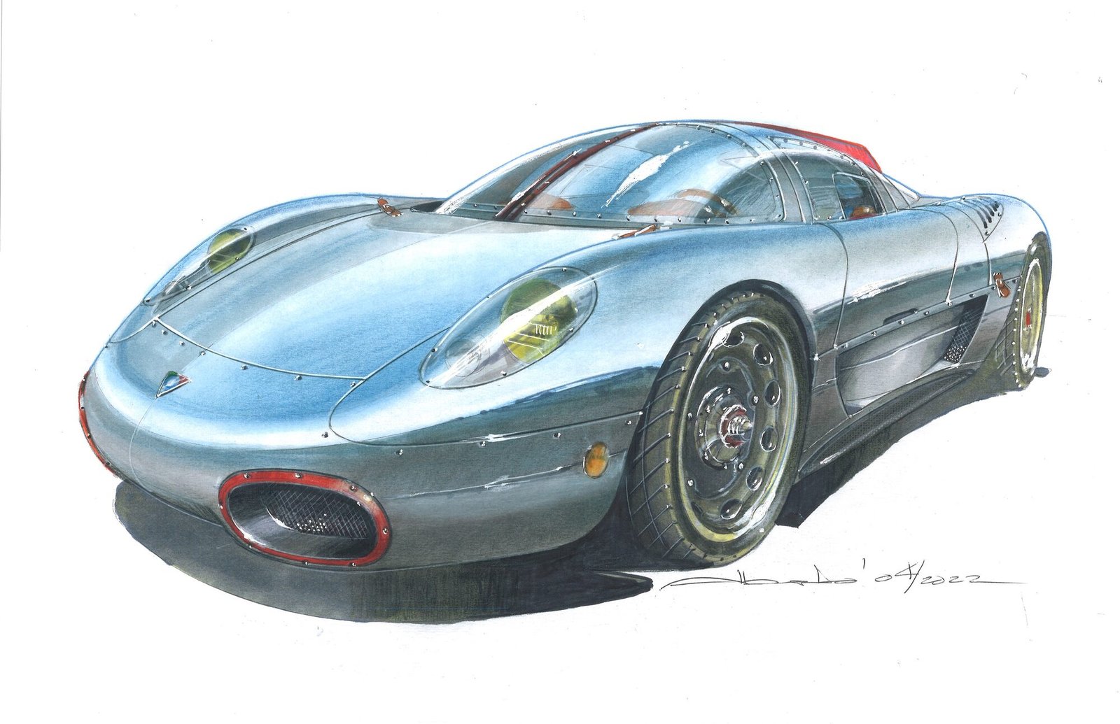 Panamericana 993 front three-quarter elevation