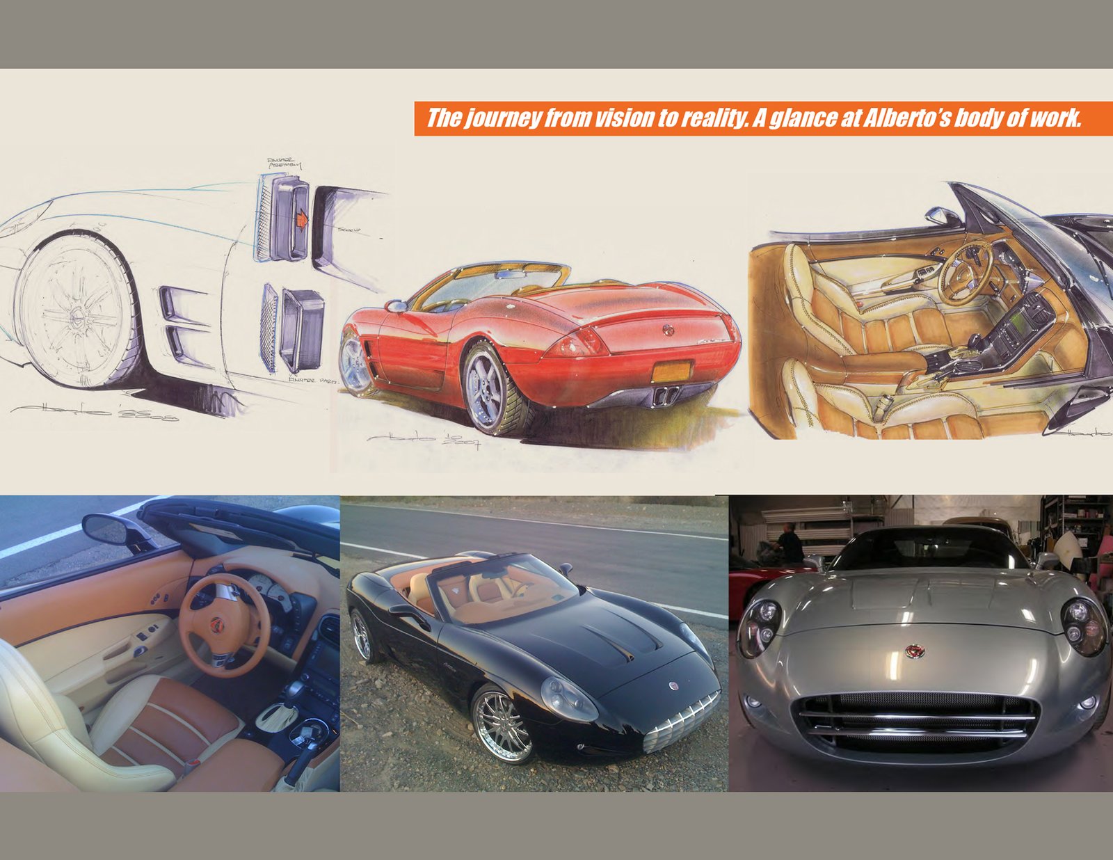Anteros Roadster, Italian-flavored body on a Corvette C6 chassis